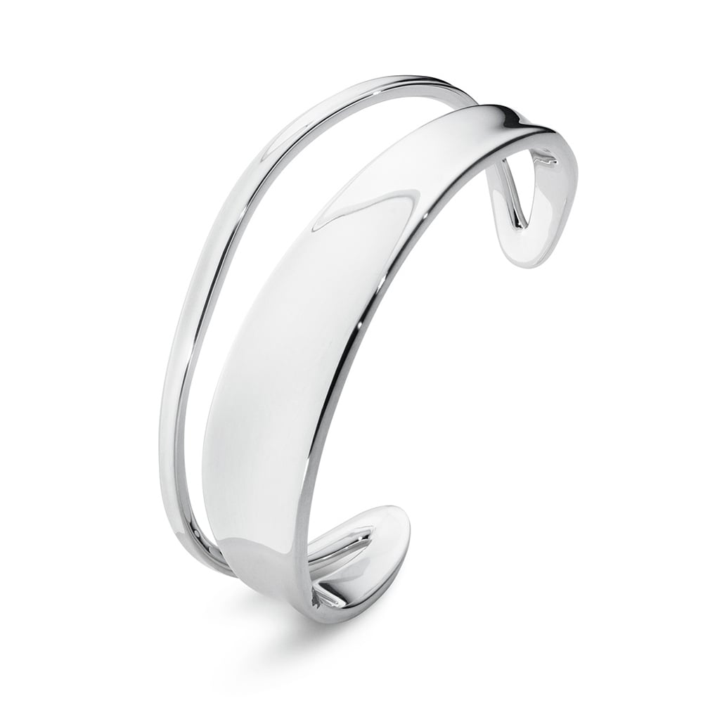 Marcia Sterling Silver Cuff Bangle