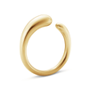 Georg Jensen Mercy 18ct Yellow Gold Plain Mini Ring - Berry's Jewellers