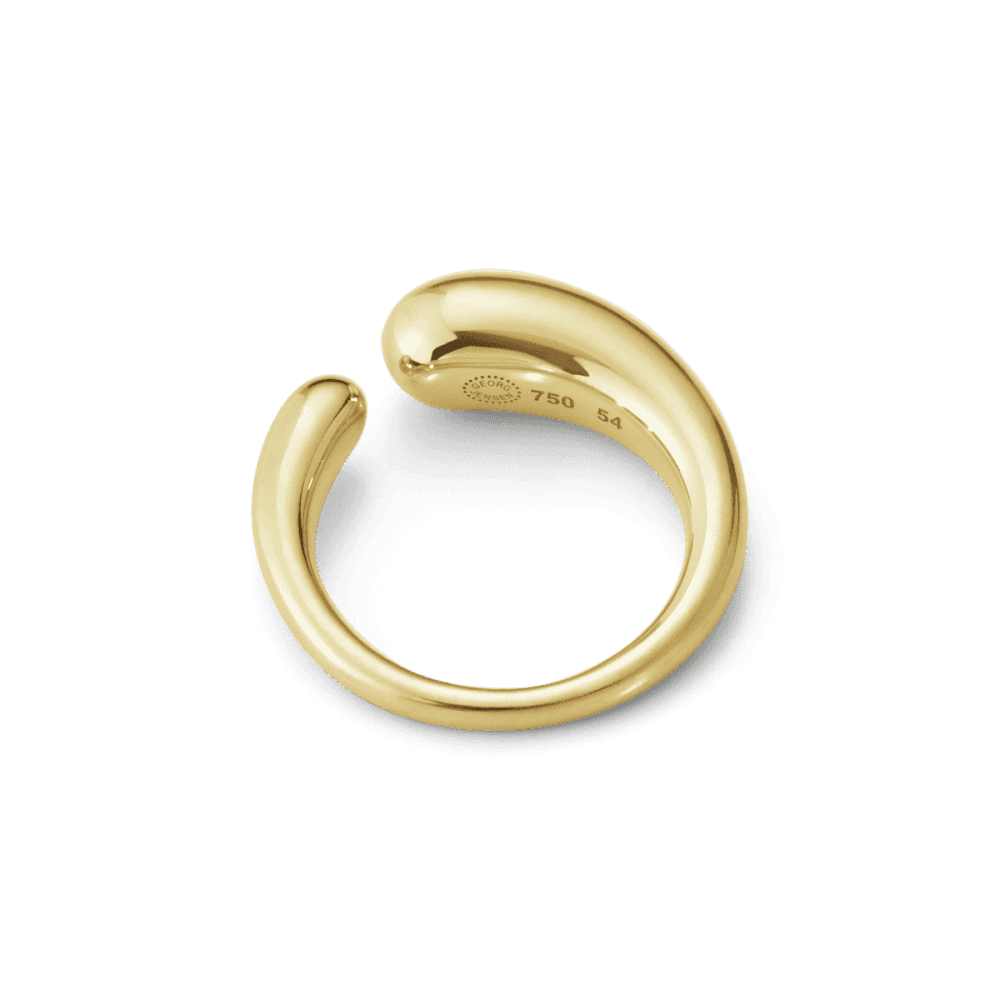 Georg Jensen Mercy 18ct Yellow Gold Plain Ring - Berry's Jewellers