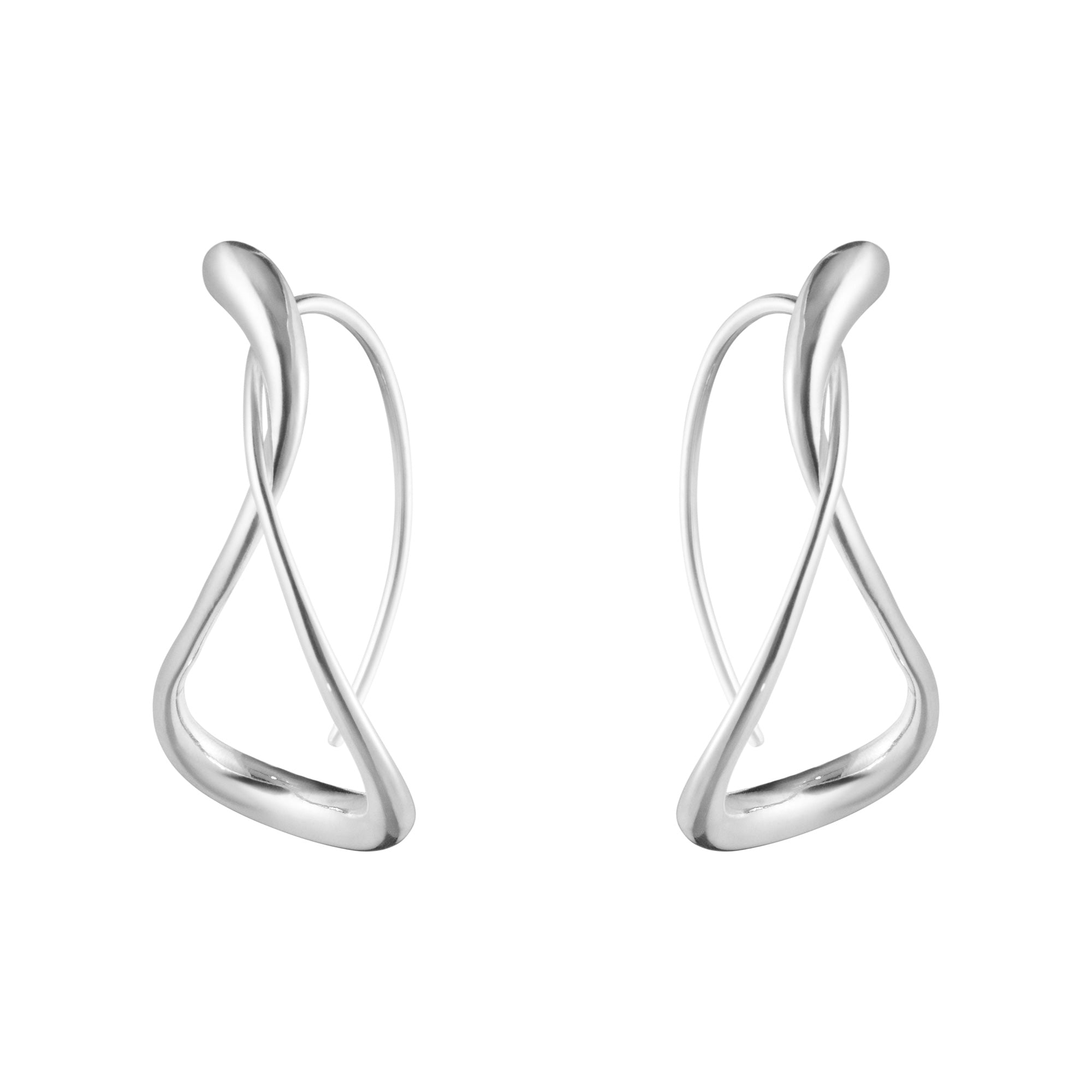 Mercy Silver Large Earhoops