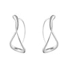 Georg Jensen Mercy Silver Large Earhoops - Berry's Jewellers