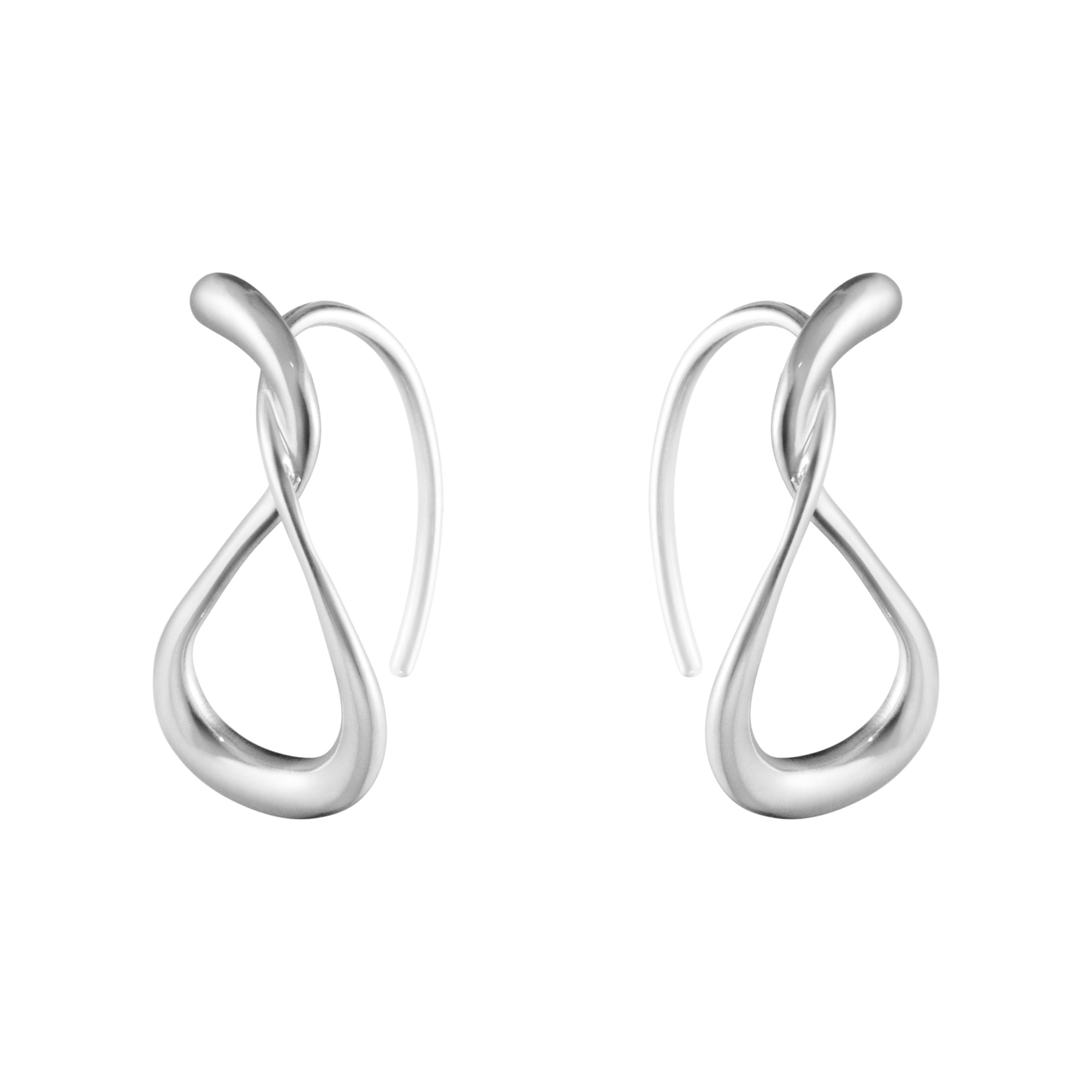 Mercy Silver Small Earhoops