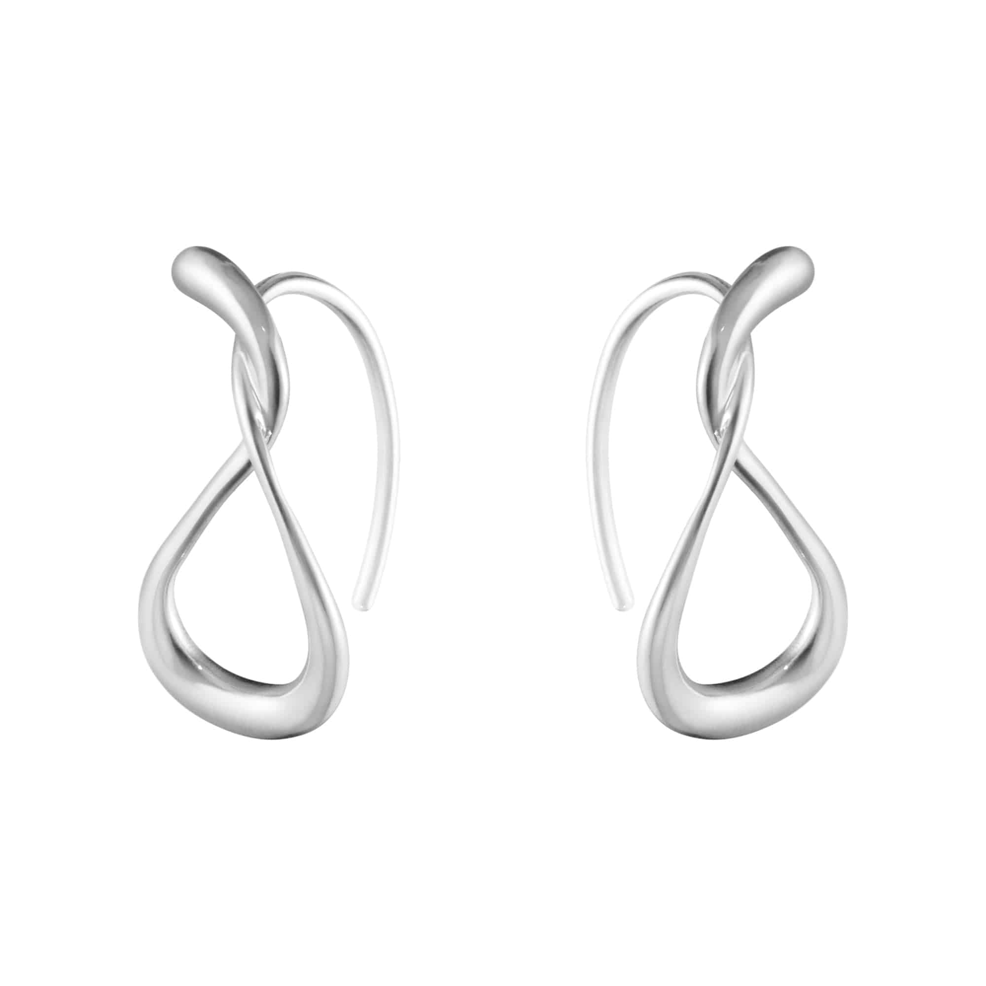 Mercy Silver Small Earhoops