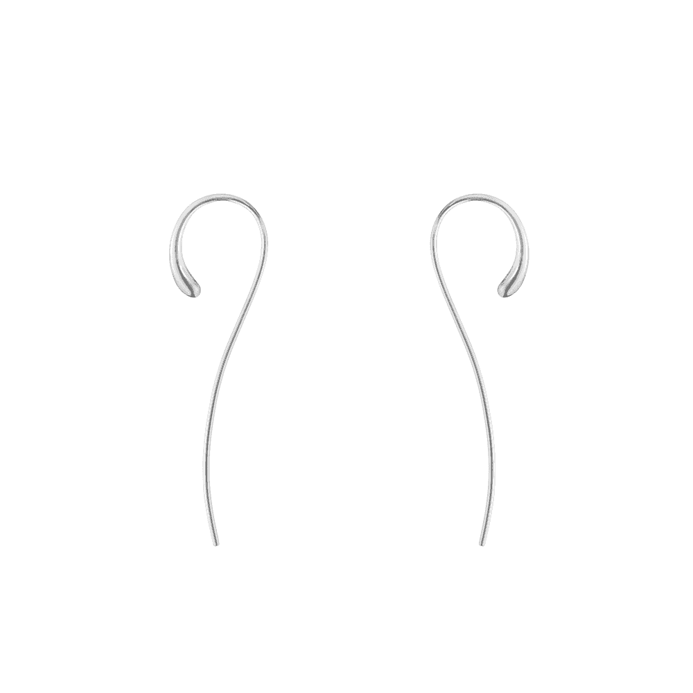 Mercy Sterling Silver Long Drop Earrrings