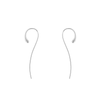 Georg Jensen Mercy Sterling Silver Long Drop Earrrings - Berry's Jewellers