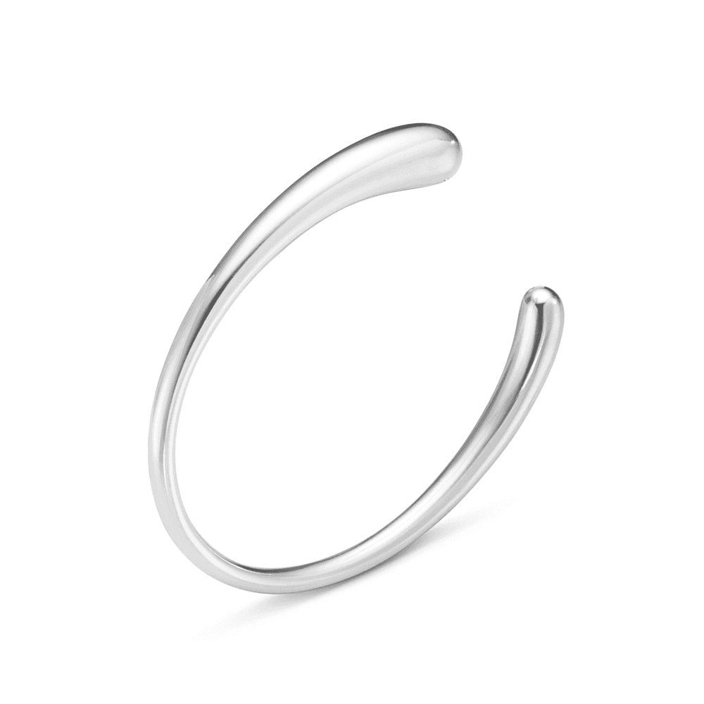 Georg Jensen Mercy Sterling Silver Open Bangle - Berry's Jewellers