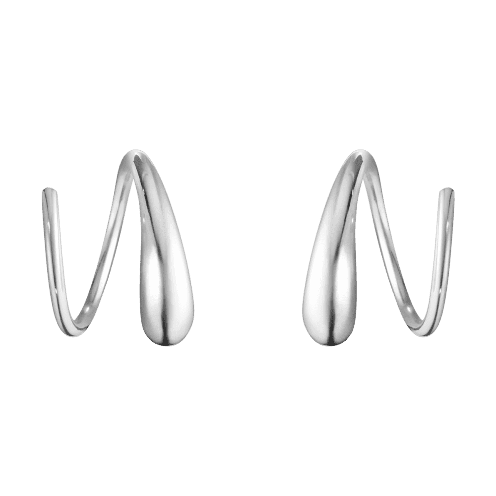 Mercy Sterling Silver Swirl Earrings