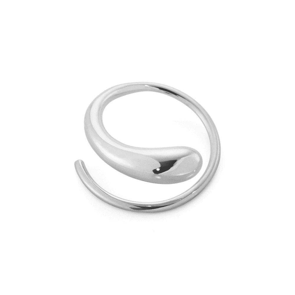 Georg Jensen Mercy Sterling Silver Swirl Earrings - Berry's Jewellers