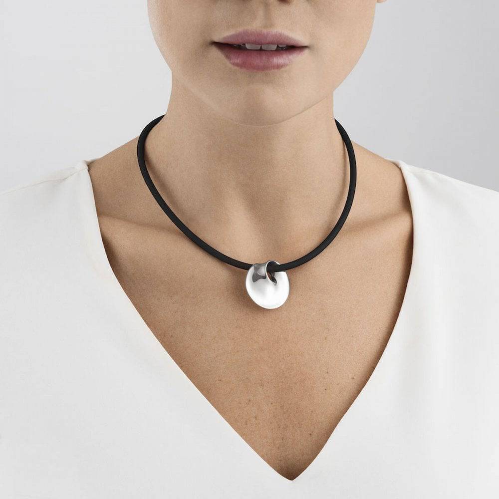 Georg Jensen Mobius Silver Pendant - Berry's Jewellers