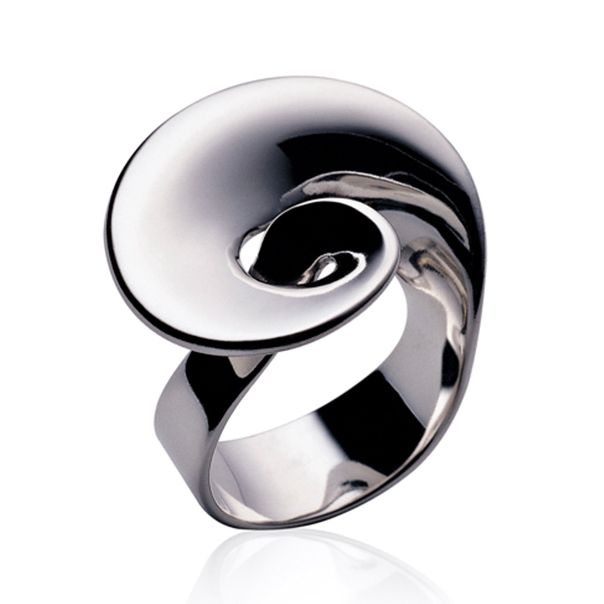 Mobius Sterling Silver Ring