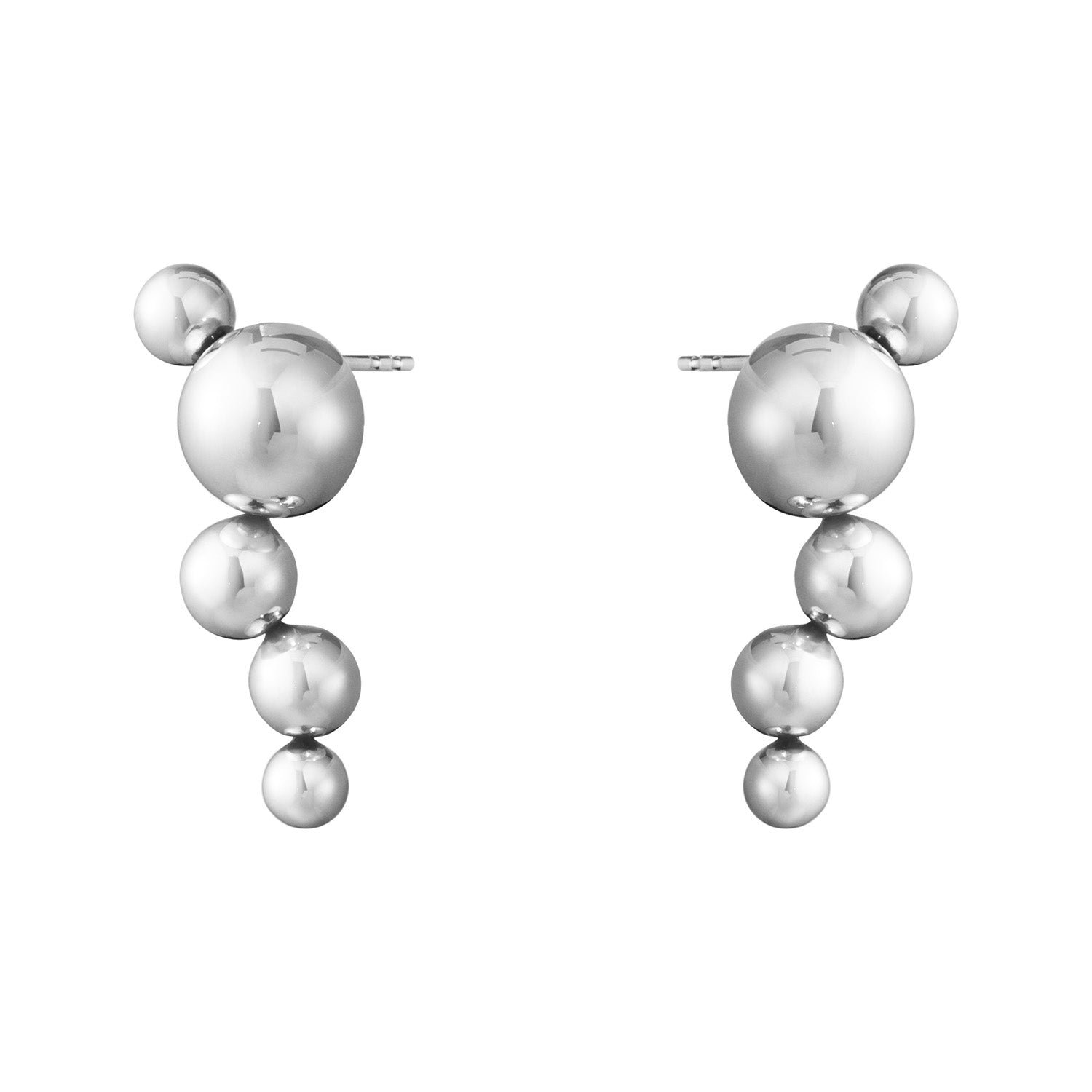 Moonlight Grapes Silver Earrings