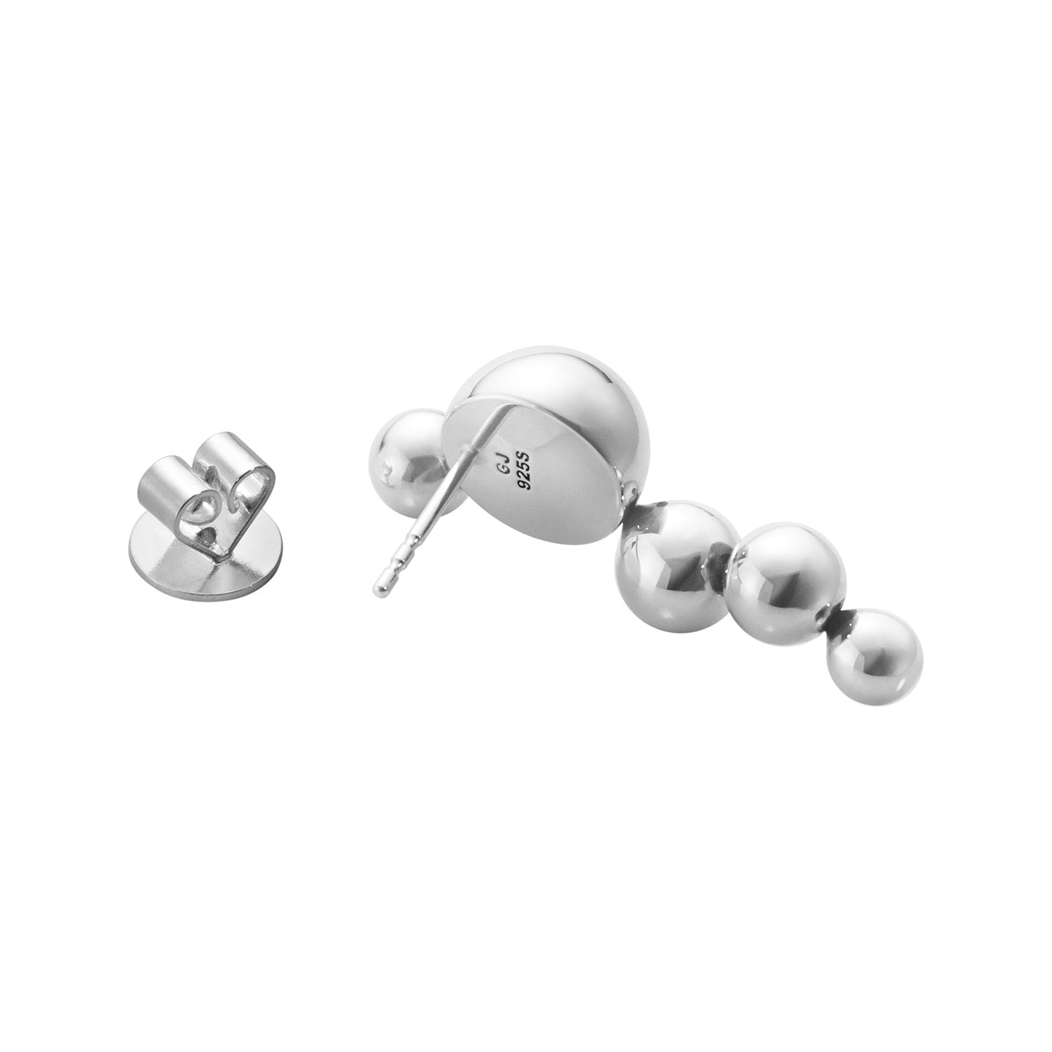 Georg Jensen Moonlight Grapes Silver Earrings - Berry's Jewellers