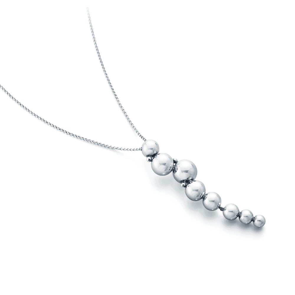 Georg Jensen Moonlight Grapes silver pendant - Berry's Jewellers