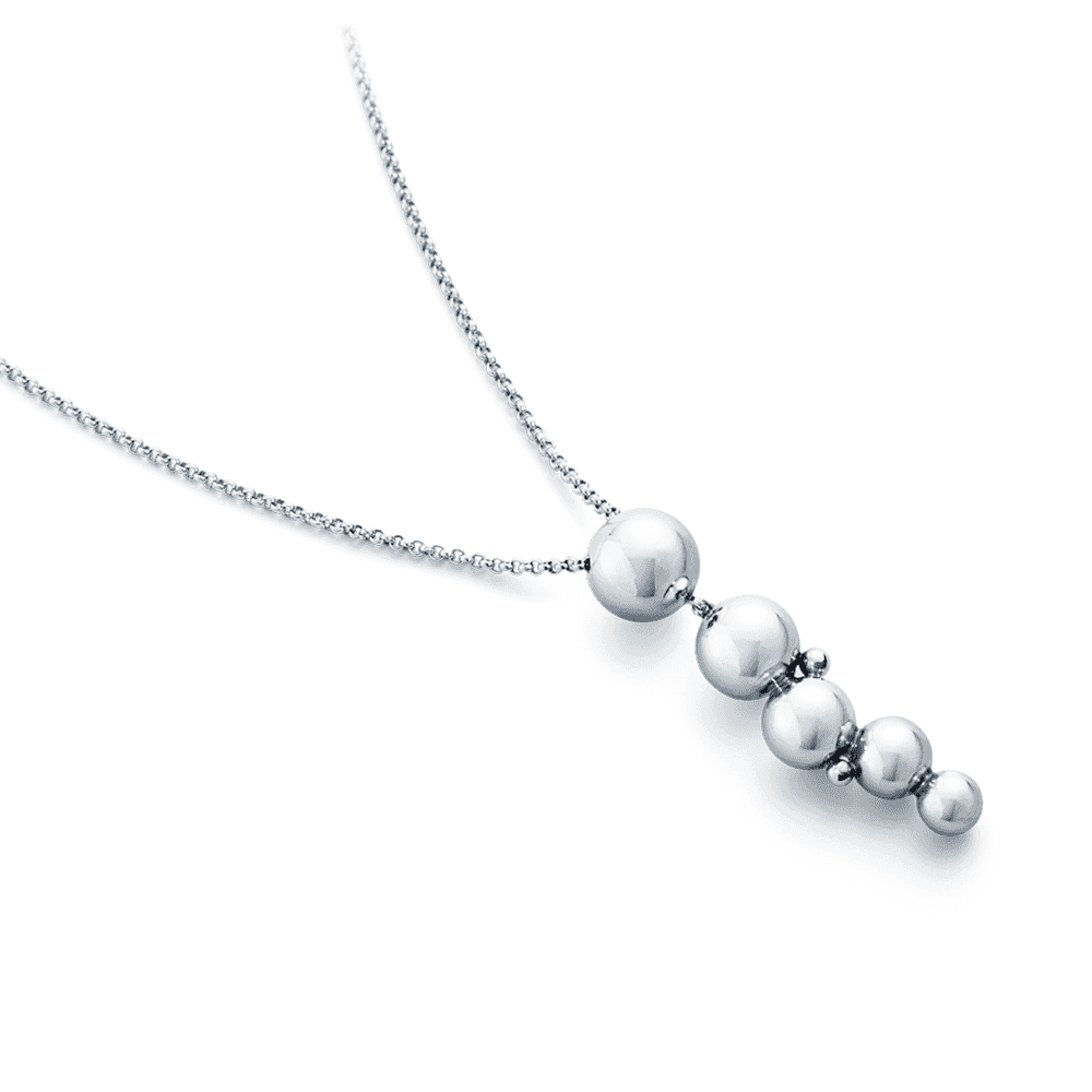 Georg Jensen Moonlight Grapes silver pendant - Berry's Jewellers