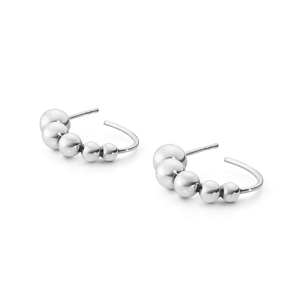 Georg Jensen Moonlight Grapes Sterling Silver Earrings - Berry's Jewellers