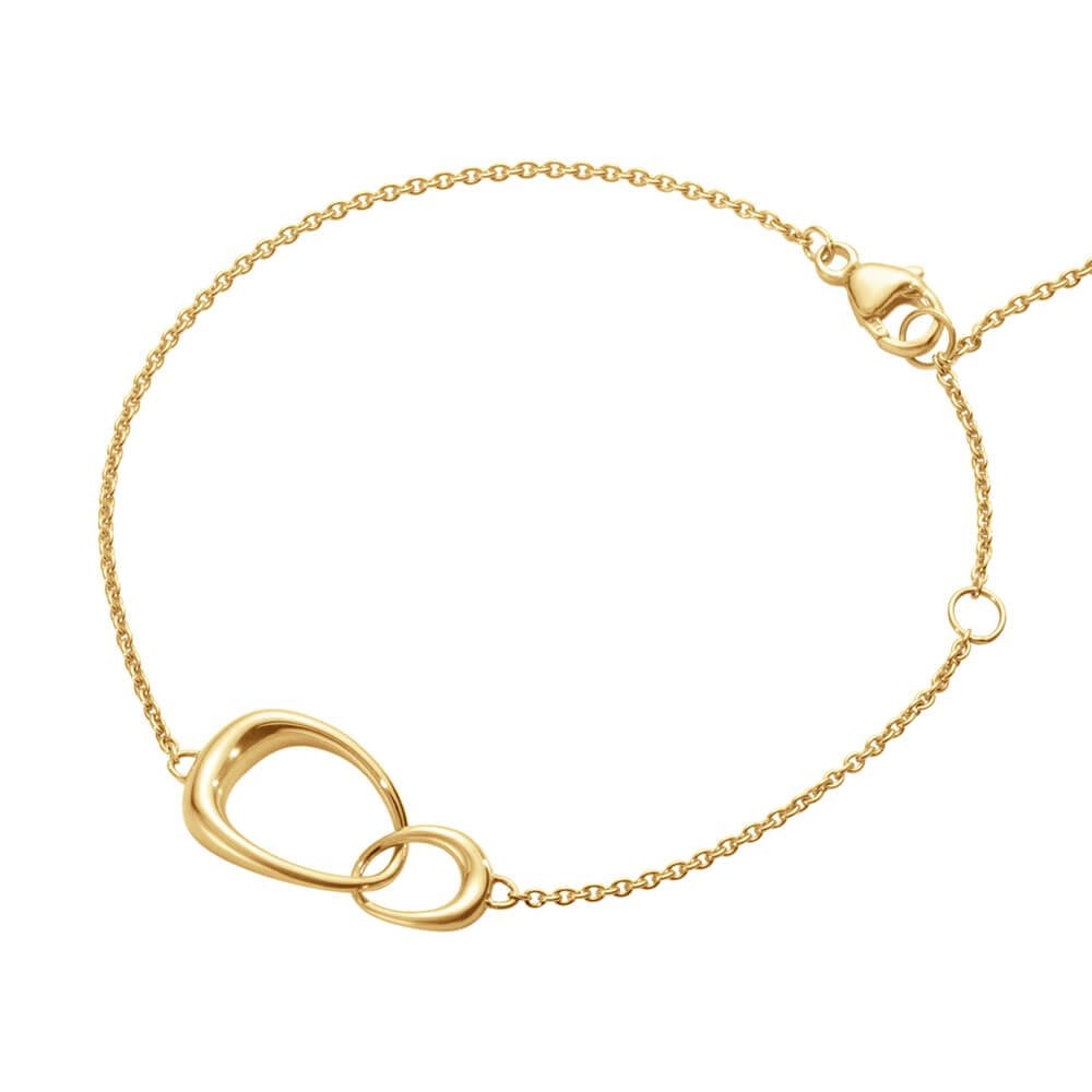 Offspring 18ct Yellow Gold Interlocking Bracelet