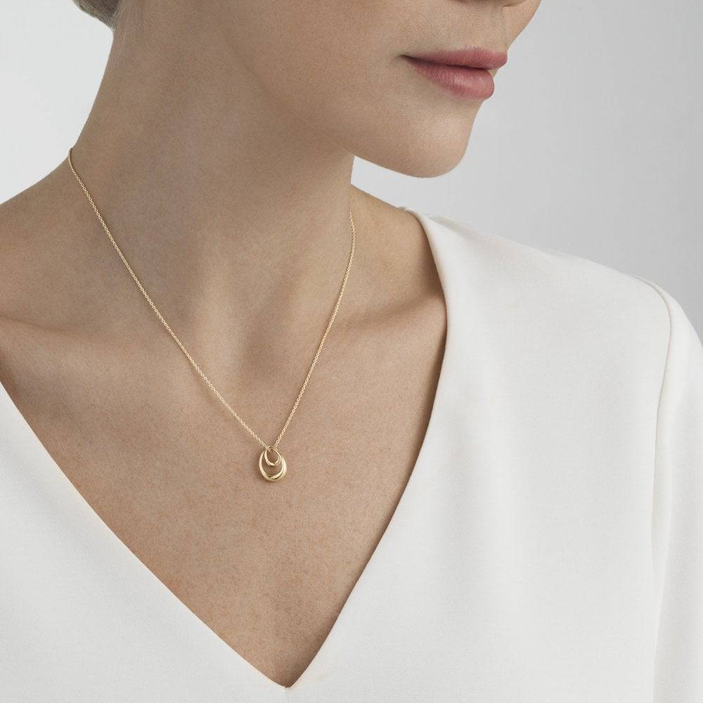 Georg Jensen Offspring 18ct Yellow Gold Pendant - Berry's Jewellers