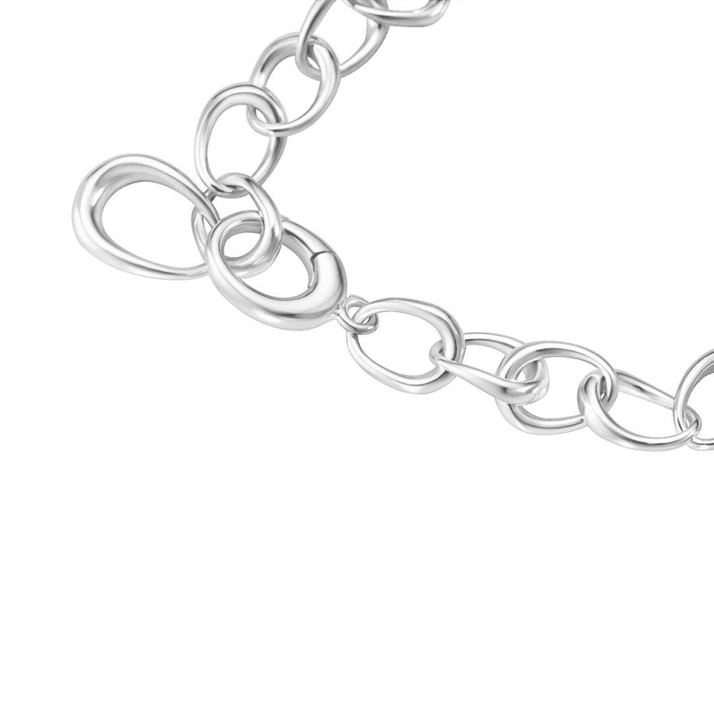 Georg Jensen Offspring Silver Link Bracelet - Berry's Jewellers