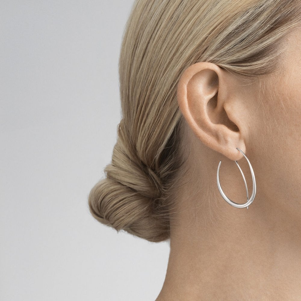 Offspring Sterling Silver Ear Hoops