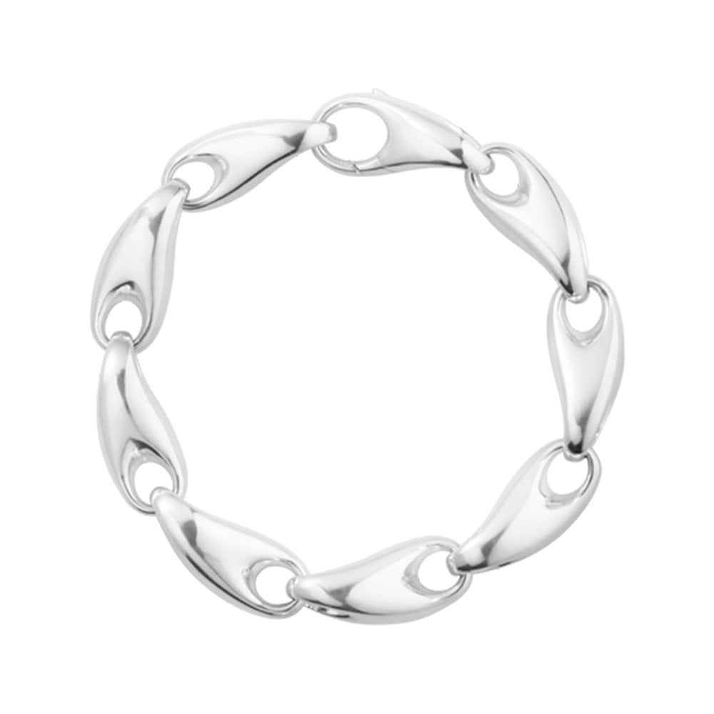 Georg Jensen Reflect Link Sterling Silver Bracelet - Berry's Jewellers