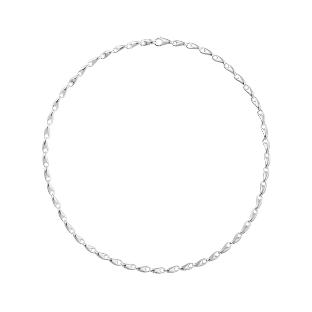 Georg Jensen Reflect Link Sterling Silver Necklace - Berry's Jewellers