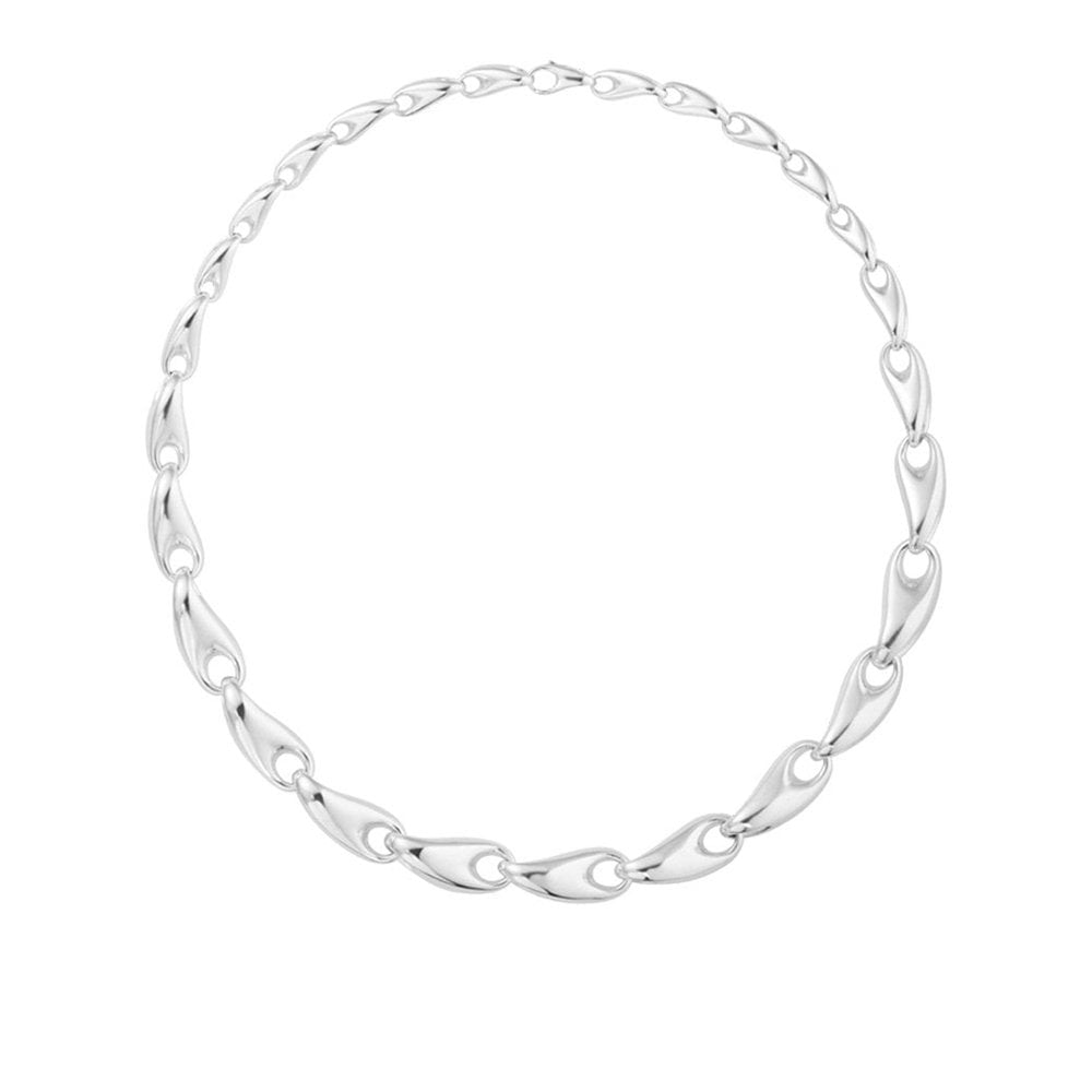 Georg Jensen Reflect Sterling Silver Large Necklace - Berry's Jewellers