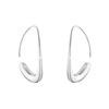 Georg Jensen Sterling Silver Offspring Ear Hoop Earrings - Berry's Jewellers