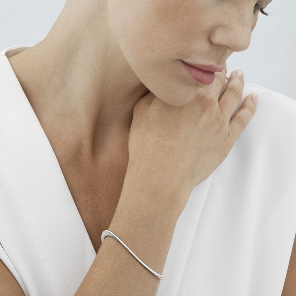 Sterling Silver Offspring Slim Open Bangle