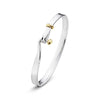 Georg Jensen Torun Silver & Gold Bangle - Berry's Jewellers