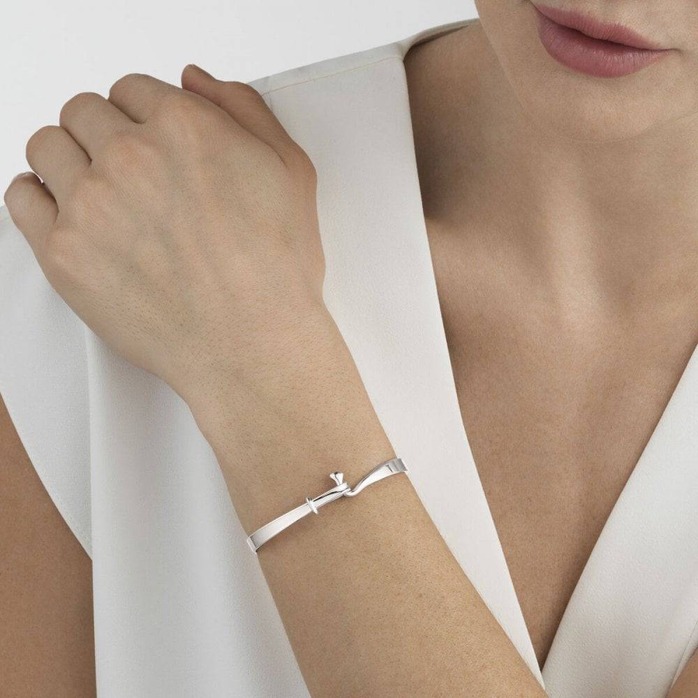 Georg Jensen Torun Sterling Silver Bangle - Berry's Jewellers