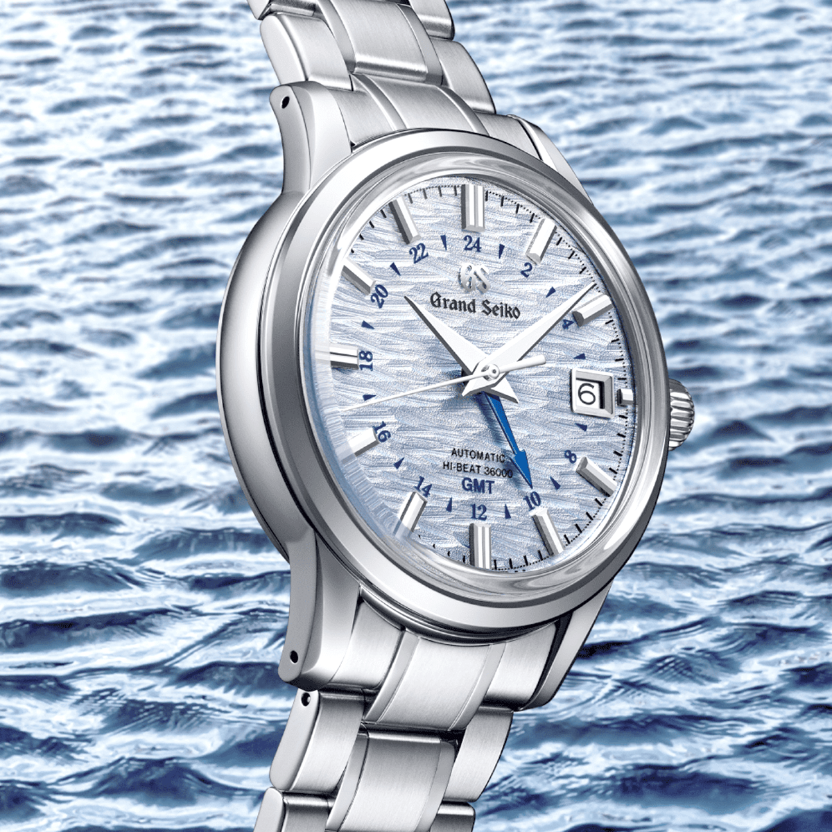 Grand Seiko Elegance Mechanical Seasons: Summer 39.5mm Bracelet Watch - Berry's Jewellers