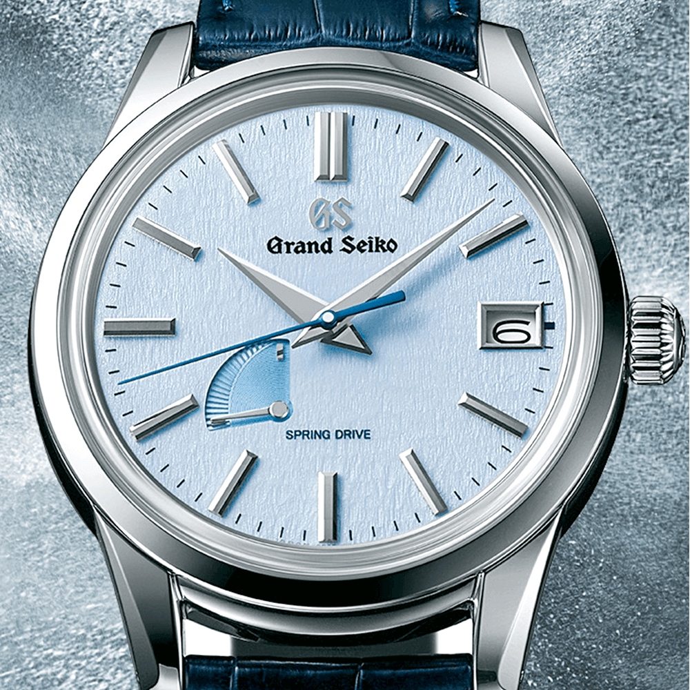 Grand Seiko Elegance Spring Drive ‘Skyflake’ Men’s Leather Strap Watch - Berry's Jewellers