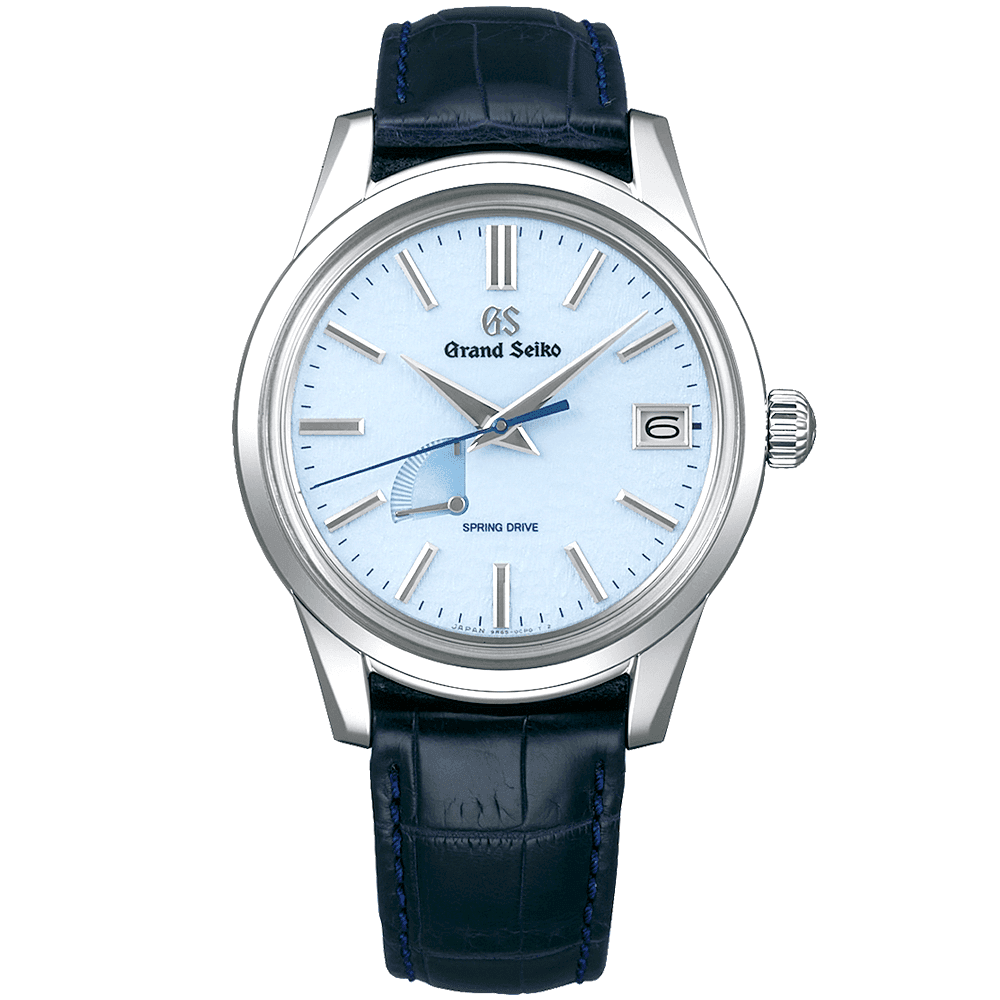 Grand Seiko Elegance Spring Drive ‘Skyflake’ Men’s Leather Strap Watch - Berry's Jewellers