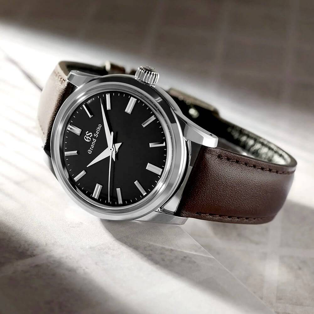 Grand Seiko Elegance 'Yukage' European Exclusive 37mm Brown Dial Strap Watch - Berry's Jewellers