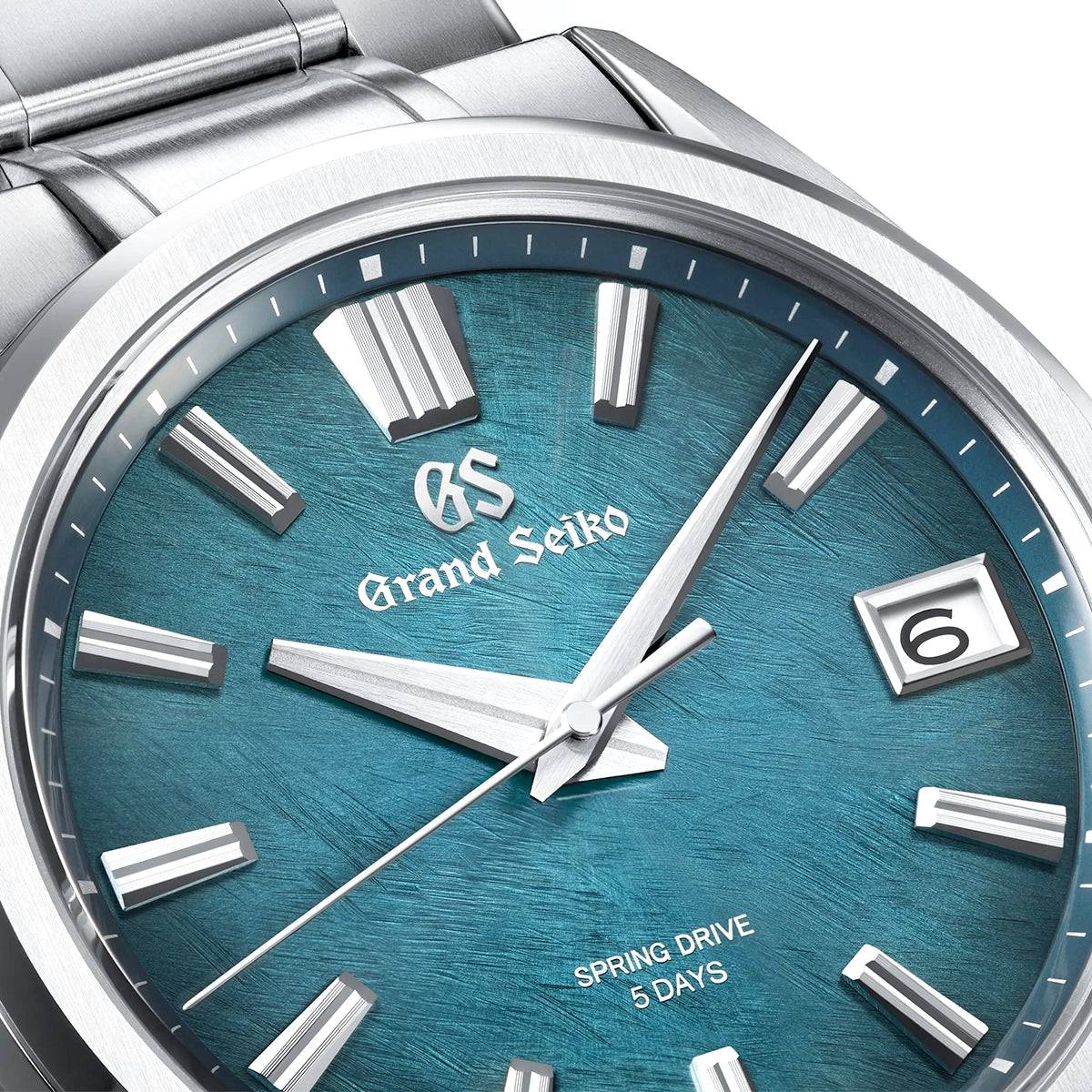 Grand Seiko Evolution 9 'Atera Valley' 40mm Emerald Green Dial Bracelet Watch - Berry's Jewellers