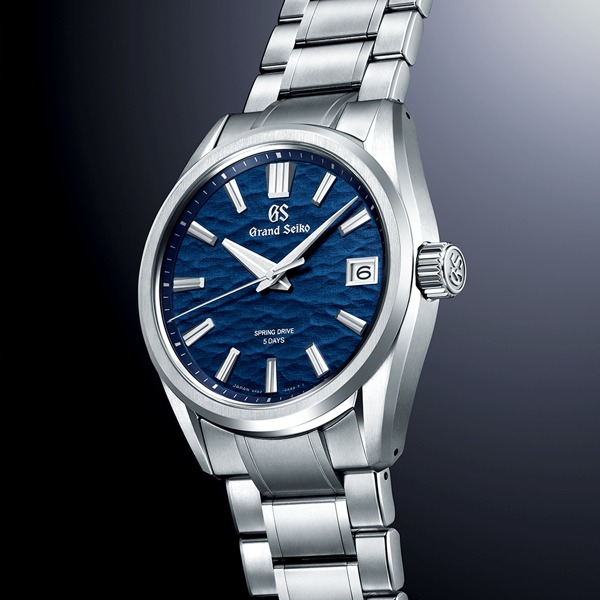 Grand Seiko Evolution 9 'Suwa Lake' 40mm Blue Dial Men's Spring-Drive Watch - Berry's Jewellers