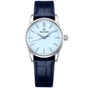 Grand Seiko Heritage 34mm 'Skyflake' Blue Dial Ladies Leather Strap Watch - Berry's Jewellers