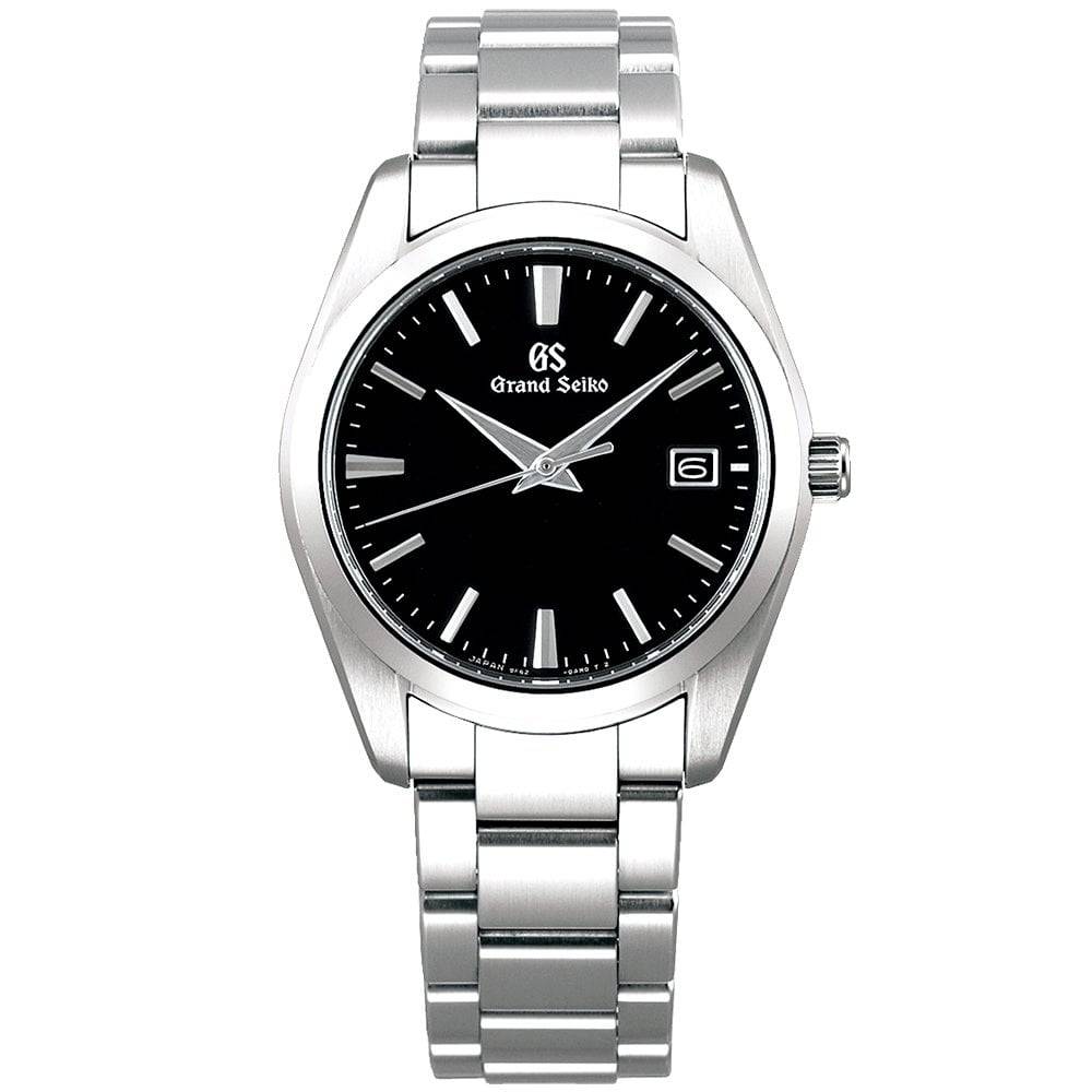 Grand Seiko Heritage 37mm Black Dial Bracelet Watch - Berry's Jewellers