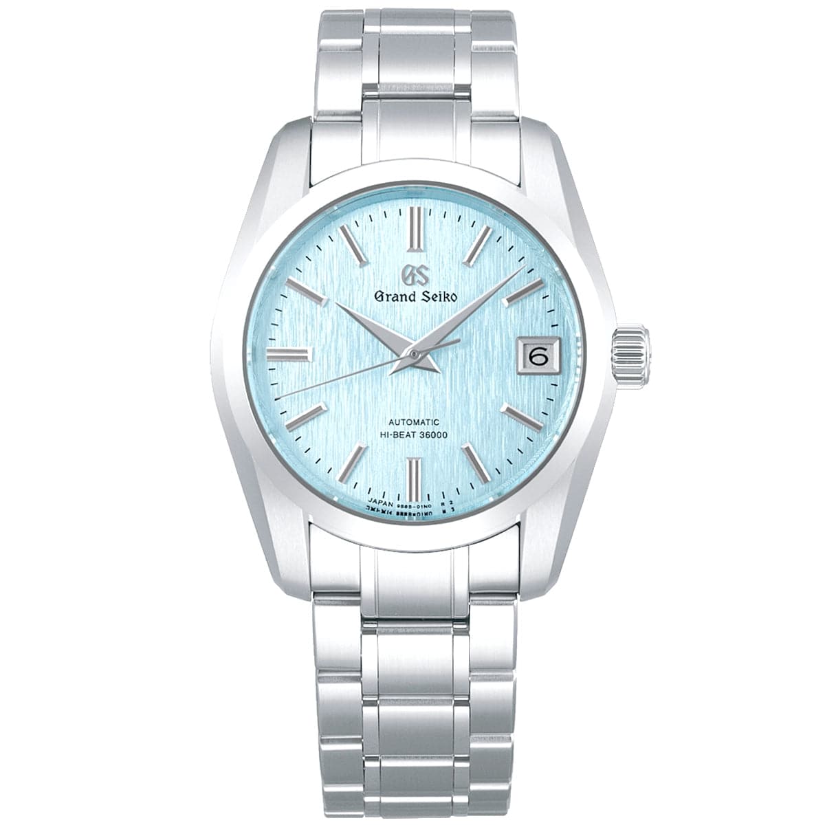 Grand Seiko Heritage 'Icefall' 37mm Ice Blue Men's Automatic Bracelet Watch - Berry's Jewellers