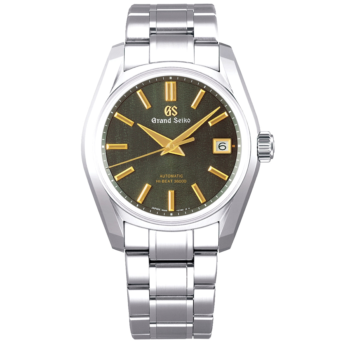 Grand Seiko Heritage 'Rikka' Summer Breeze 40mm Green/Gold Dial Watch - Berry's Jewellers