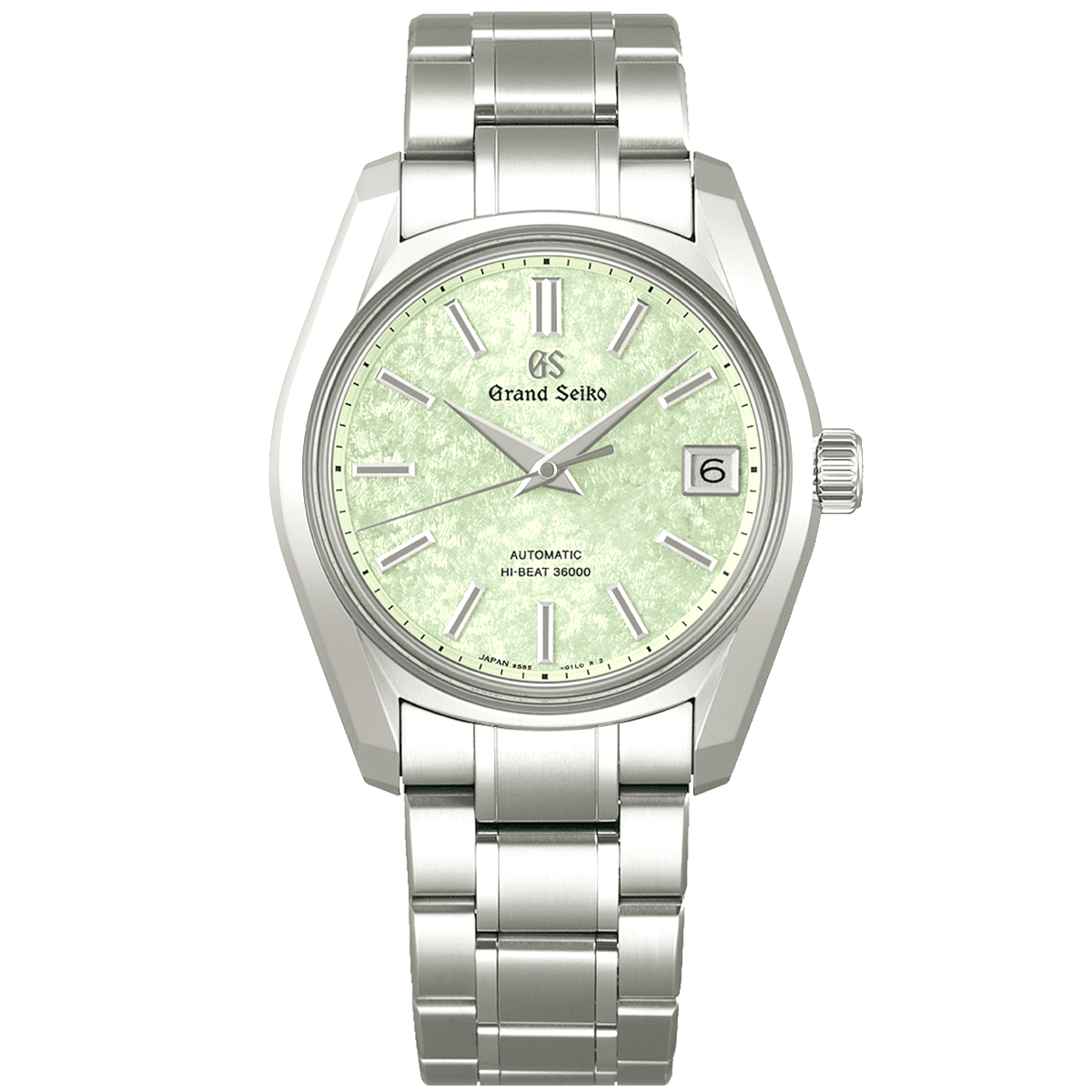 Grand Seiko Heritage 'Sakura-Wakaba' 40mm Green Textured Dial Watch - Berry's Jewellers