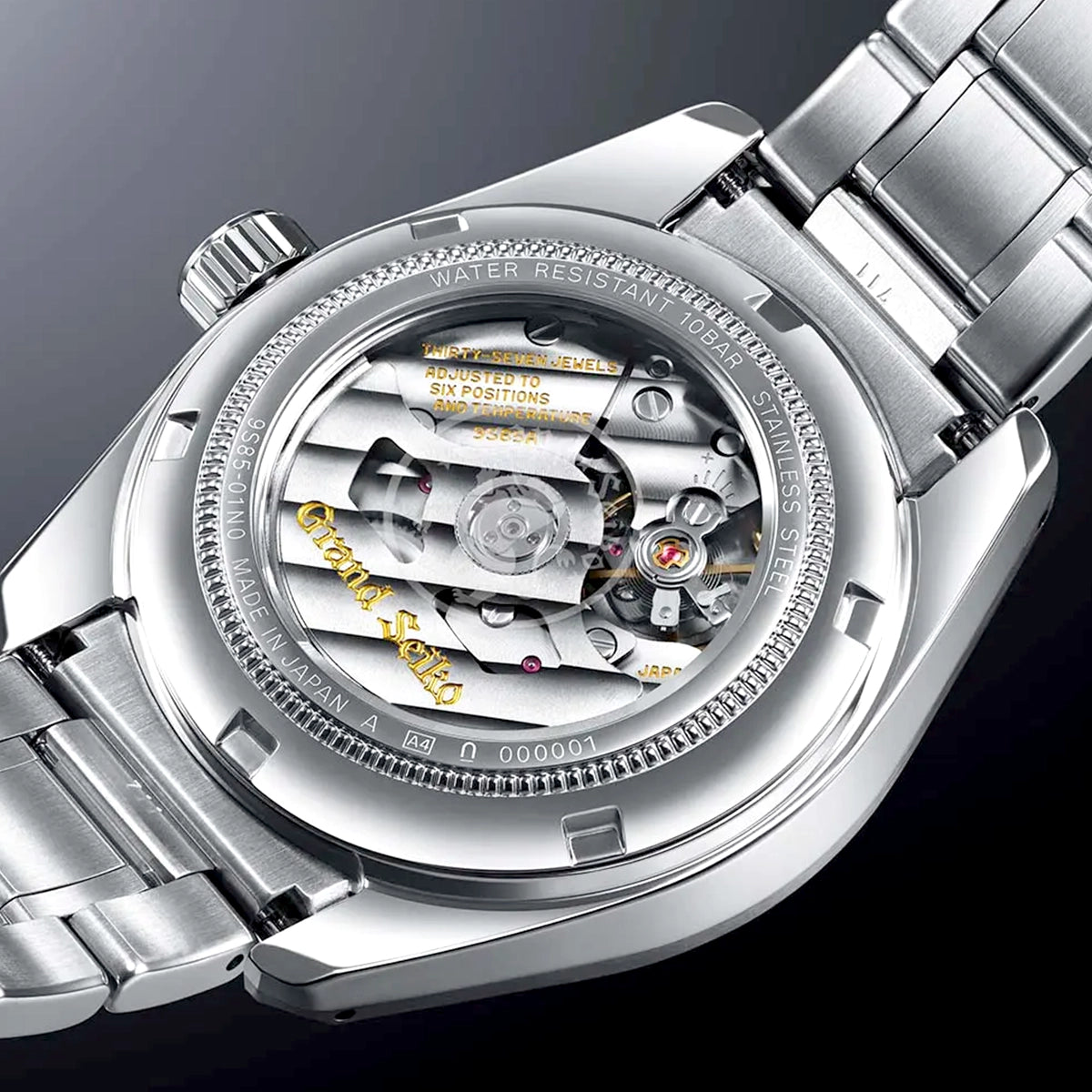 Grand Seiko Heritage 'Snowfall Mount Iwate' 40mm Men's Bracelet Watch - Berry's Jewellers