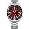 Grand Seiko Sport GMT 41mm 'Hotaka Peaks - Morning Glow' Red Dial Spring-Drive Watch - Berry's Jewellers