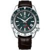 Grand Seiko Sport GMT 44mm Green Dial Men's Leather Strap Watch - Berry's Jewellers