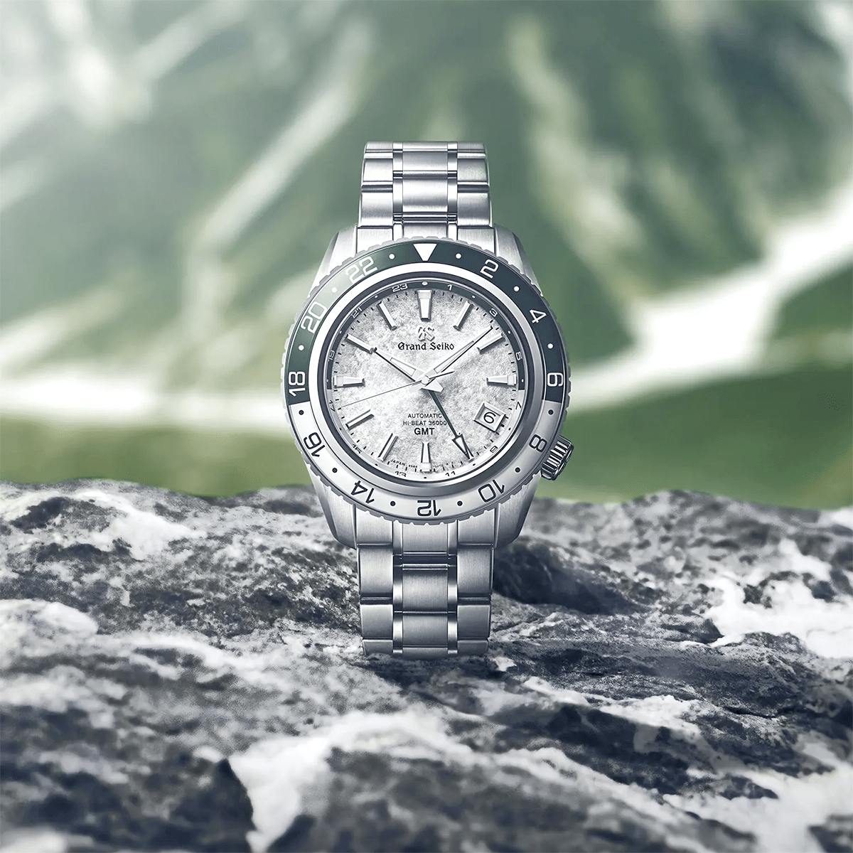 Grand Seiko Sport GMT Sekkei 44mm 'Snow Valley' Dial Men's Bracelet Watch - Berry's Jewellers