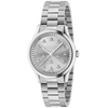 Gucci G-Timeless 32mm Silver Sun brushed Dial With Bees Stainless Steel Bracelet Watch - Berry's Jewellers