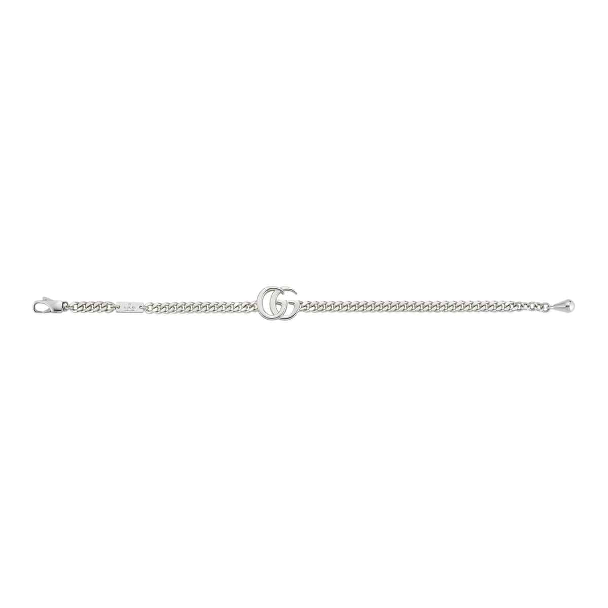 Gucci GG Marmont Sterling Silver Logo Bracelet - Berry's Jewellers