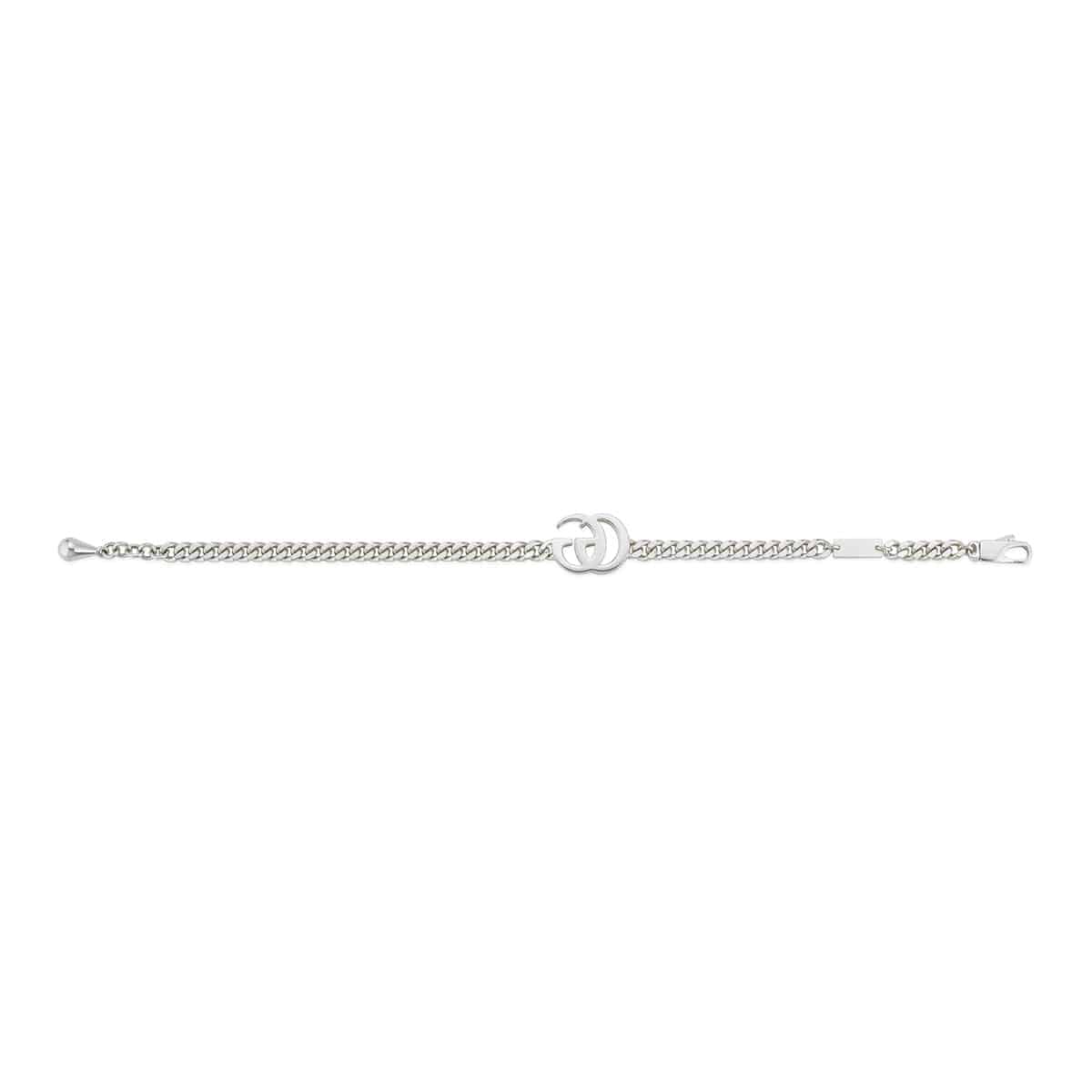 Gucci GG Marmont Sterling Silver Logo Bracelet - Berry's Jewellers