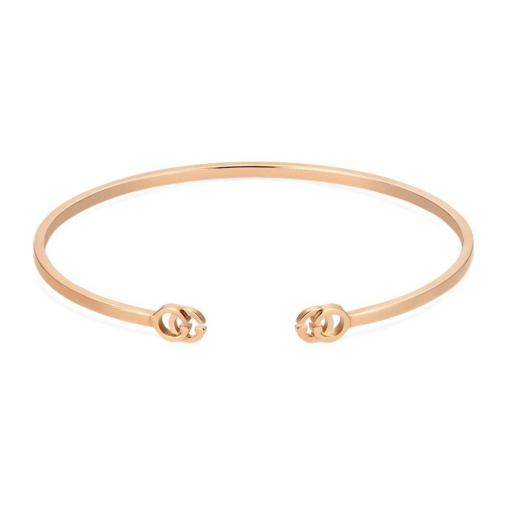 Gucci GG Running 18ct Rose Gold Bangle - Berry's Jewellers