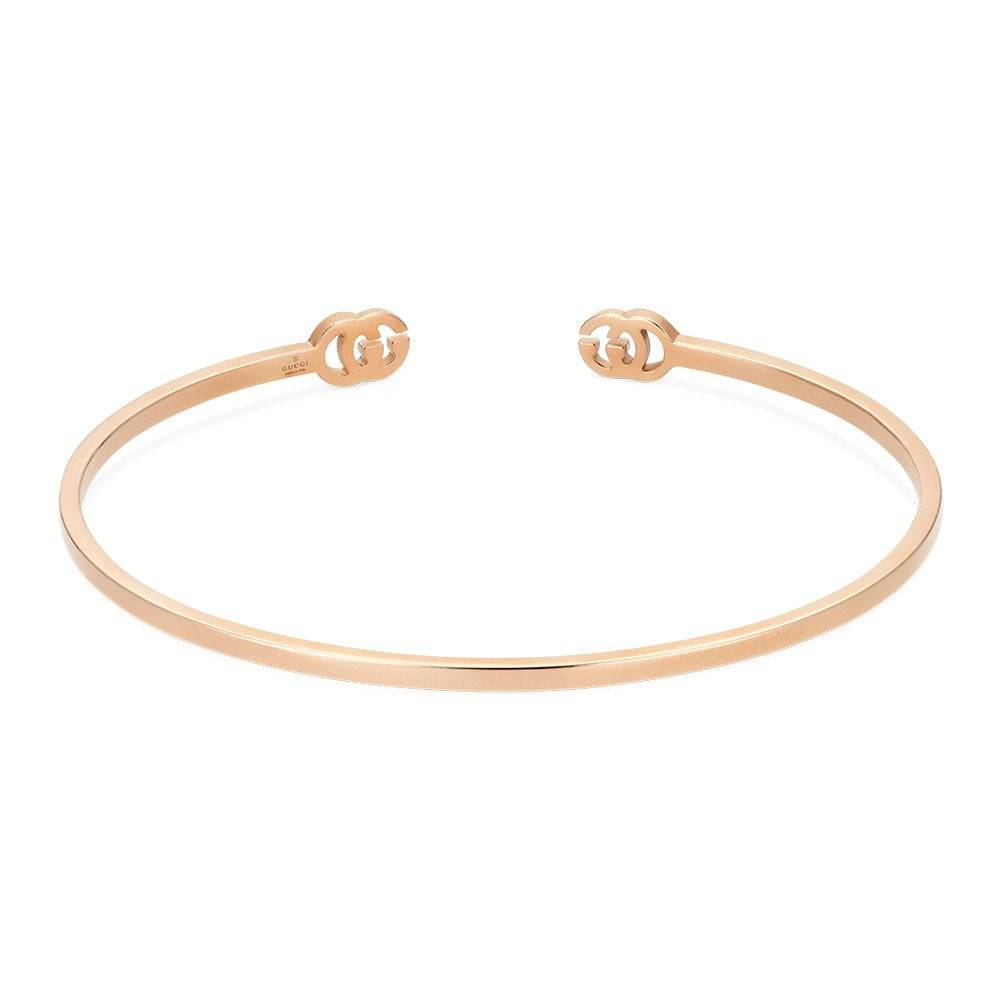 Gucci GG Running 18ct Rose Gold Bangle - Berry's Jewellers